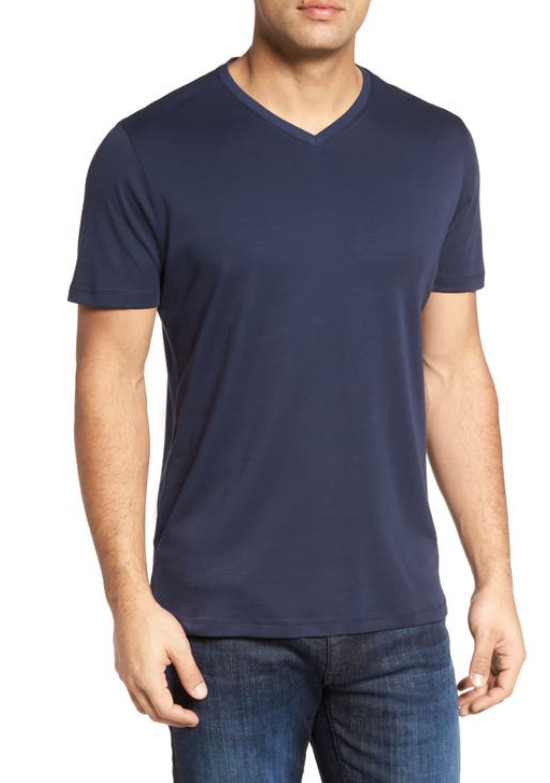 Super soft Pima cotton v-neck